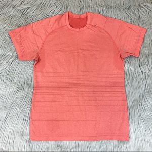 LULULEMON Men’s Striped Metal Vent Tech Shirt - L